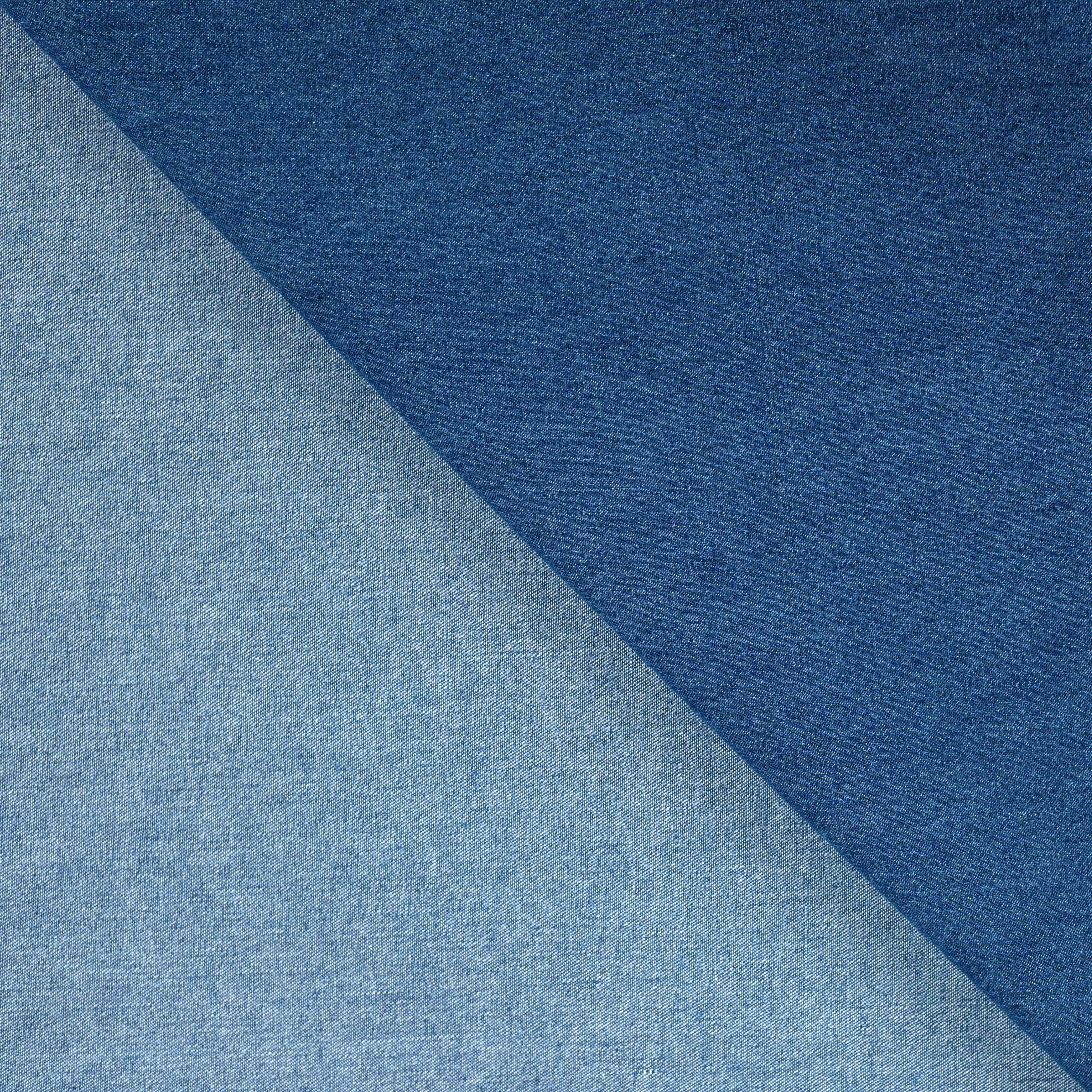 Jeansstoff 7,5 oz uni blue enzyme washed (Q006)