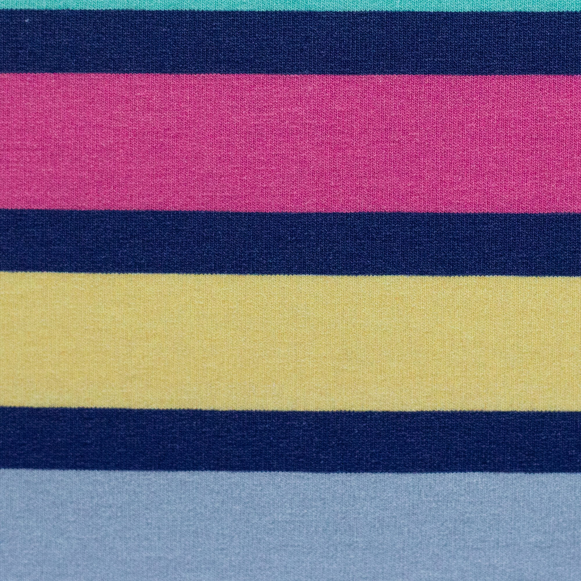 French Terry Panel "Simple Stripes" by Lillesol & Pelle - dunkelblau