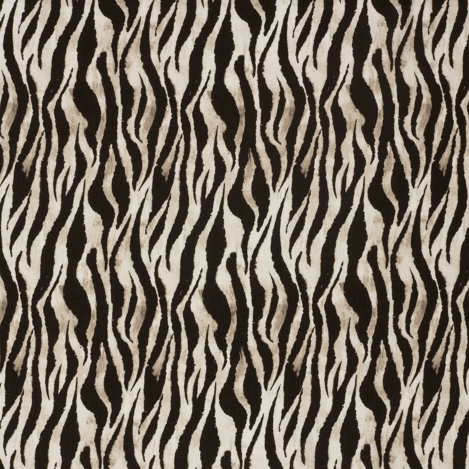 Borkenkrepp mit Zebramuster - schwarz (N069)