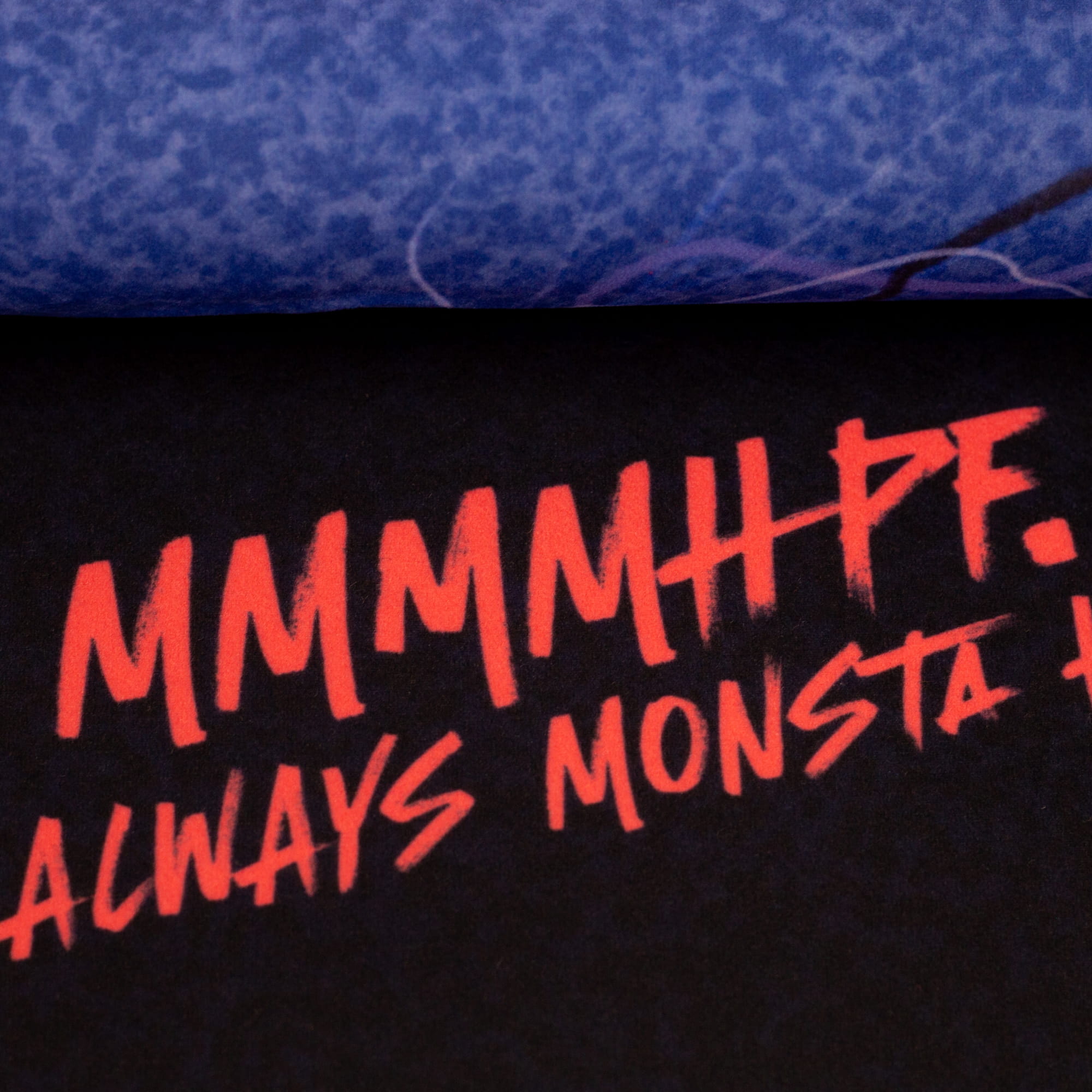 Kissen Panel "Monsta Pillows" by Thorsten Berger - dunkelblau