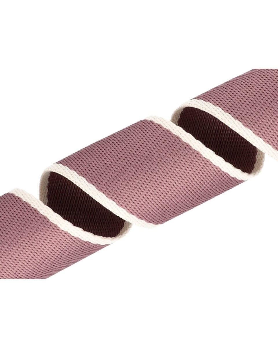 Gurtband Polycotton 38mm - mauve/ecru 