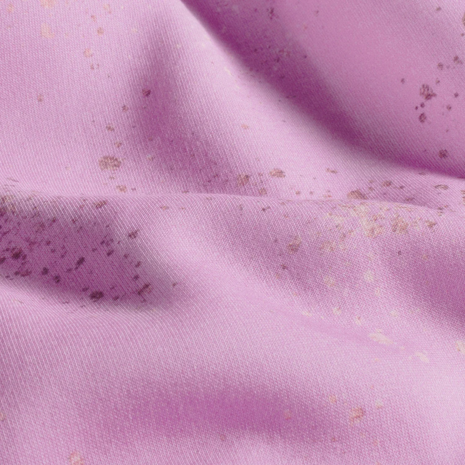 Sweatstoff Glitzerpüppi mit Sprenklern - hell violet