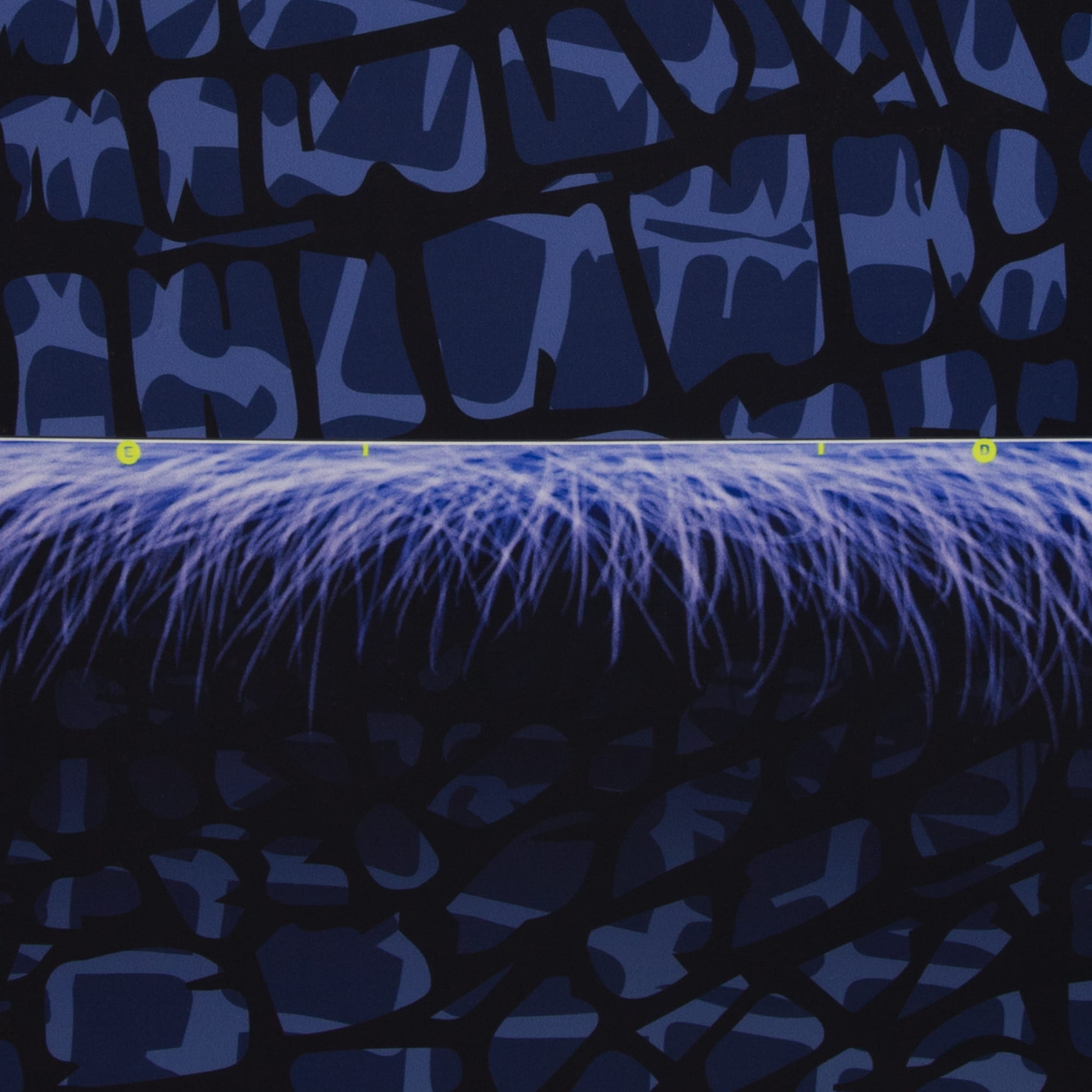 Kissen Panel "Monsta Pillows" by Thorsten Berger - dunkelblau