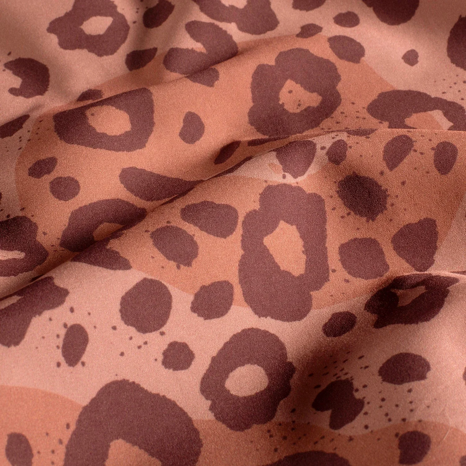 Softshell Digital mit Leomuster - terracotta