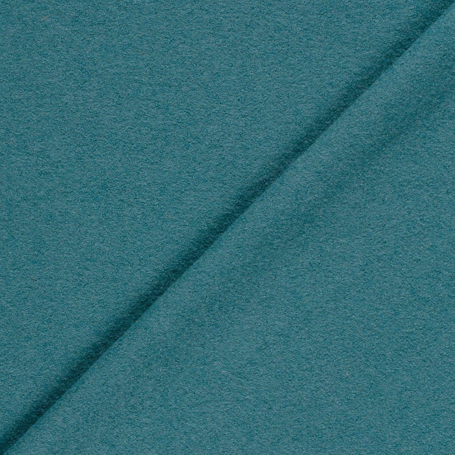 Woll-Walkloden Stoff uni petrol denim (N122)