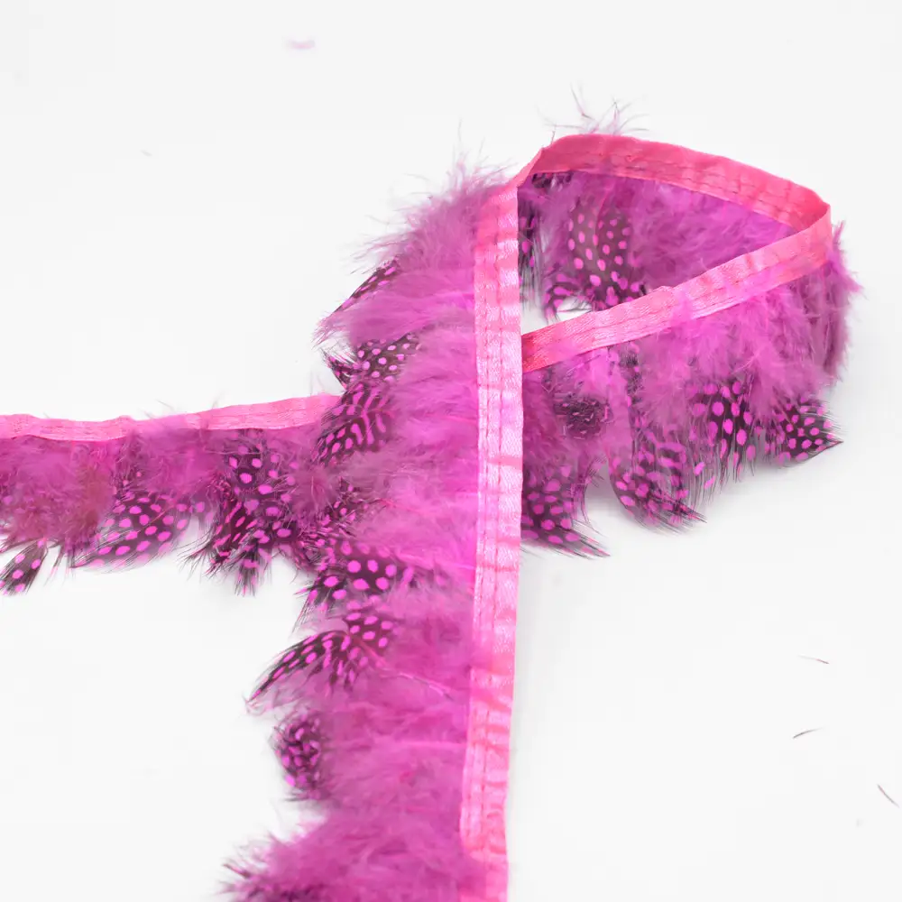 Feder Borte in pink (517) 60mm