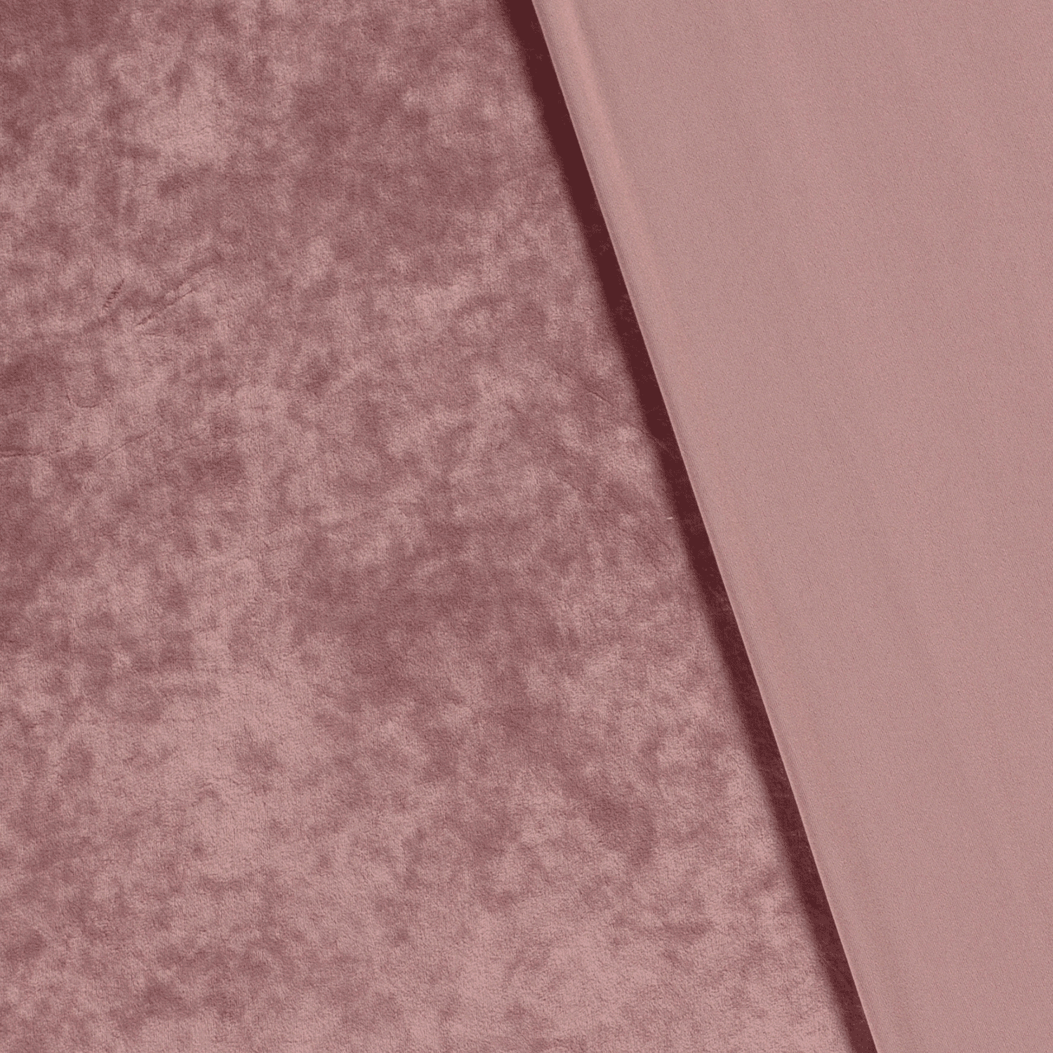 Samt uni altrosa (N013)
