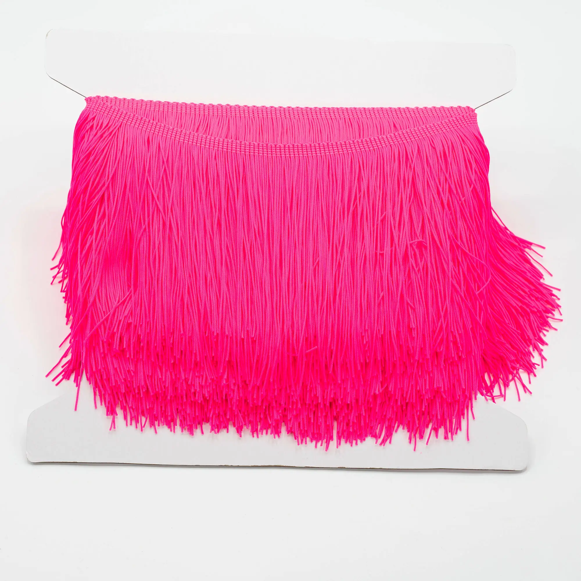 Fransen Borte in neon pink 150mm  