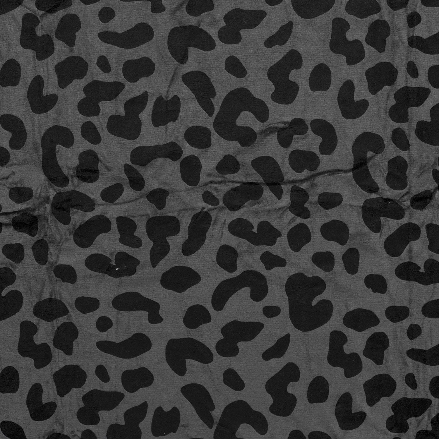 Nicki Verlours mit Panthermuster - schwarz/anthrazit