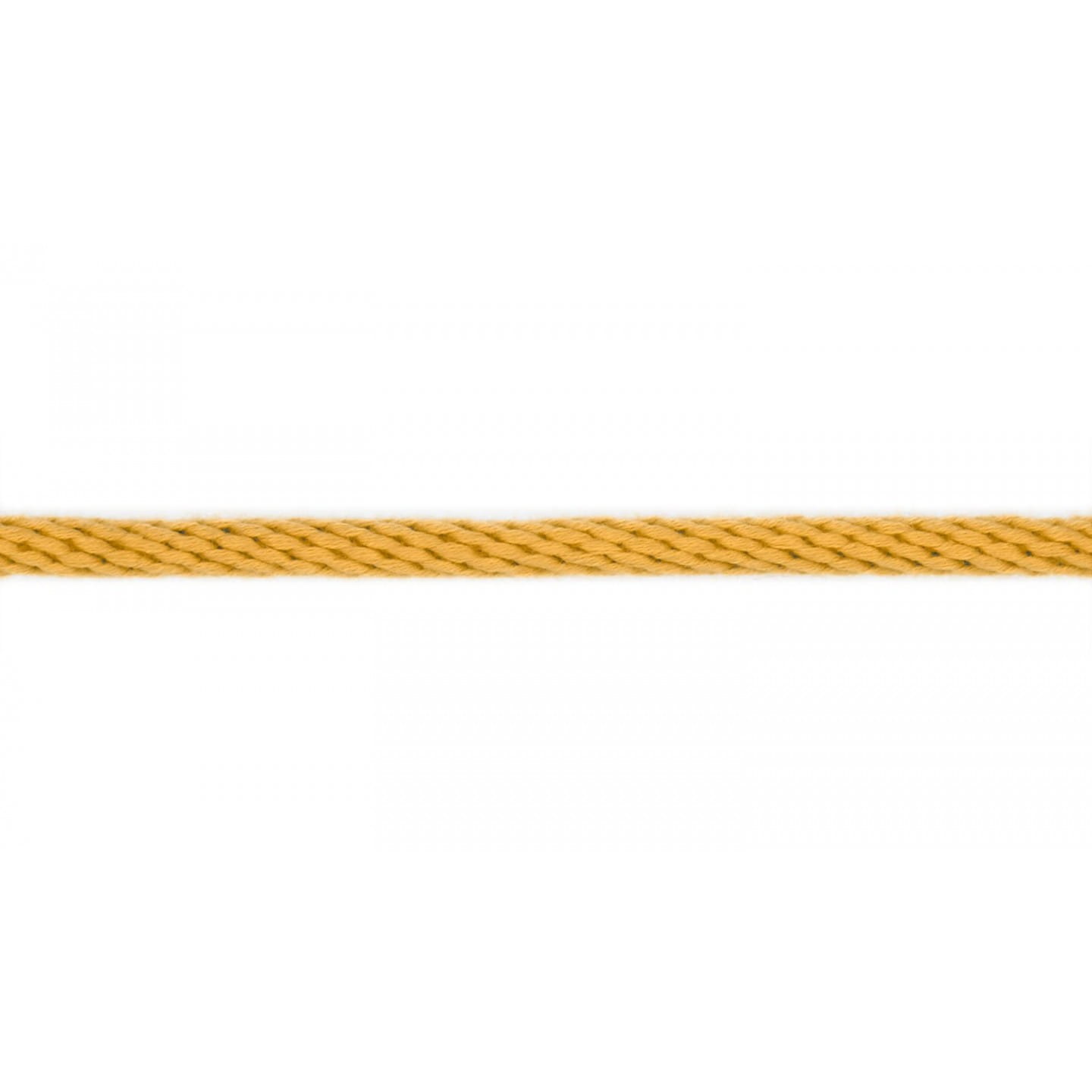 Kordel Baumwolle rund 6mm uni ocker (584)          