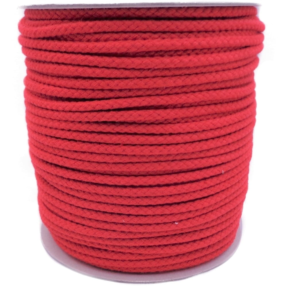 Kordel Baumwolle 5mm uni rot - Main Image