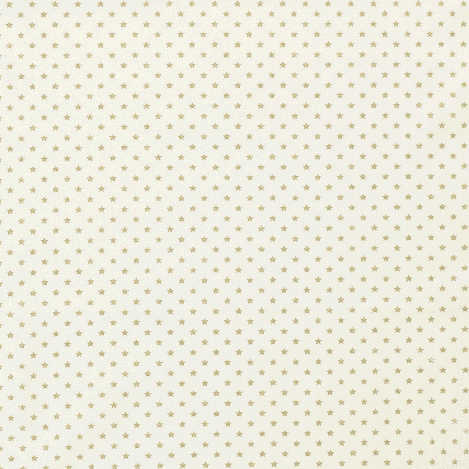 Baumwollstoff mit Sternen - ecru (N051)