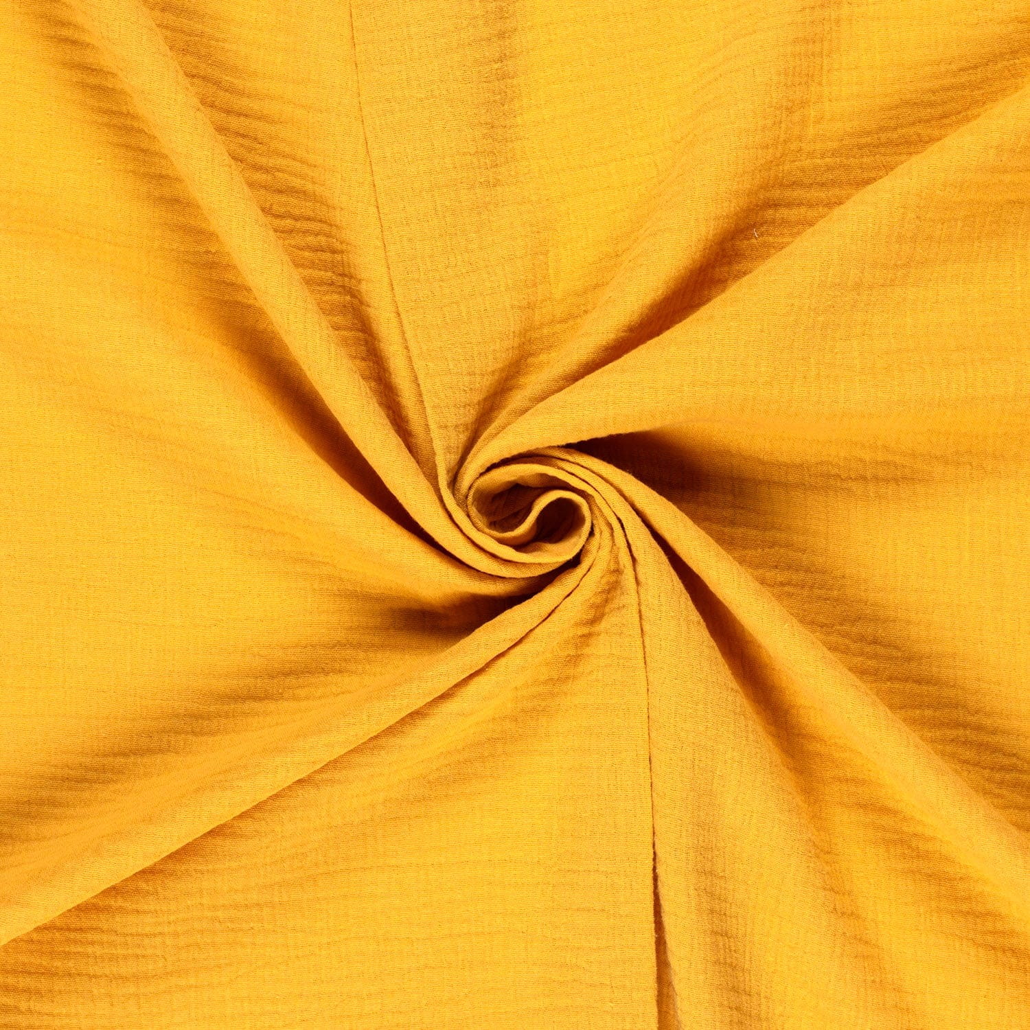 1,23m Reststück    Baumwoll-Musselin (Double Gauze) uni ocker (N034) 1,23m Reststück    Baumwoll-Musselin (Double Gauze) uni ocker (N034)