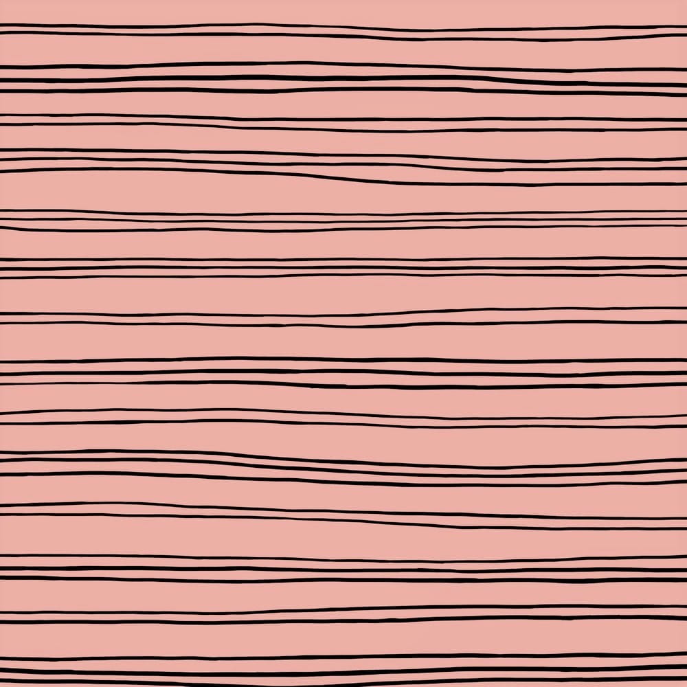 Softsweat angeraut Organic Cotton "Black Stripes" - coral (012)   