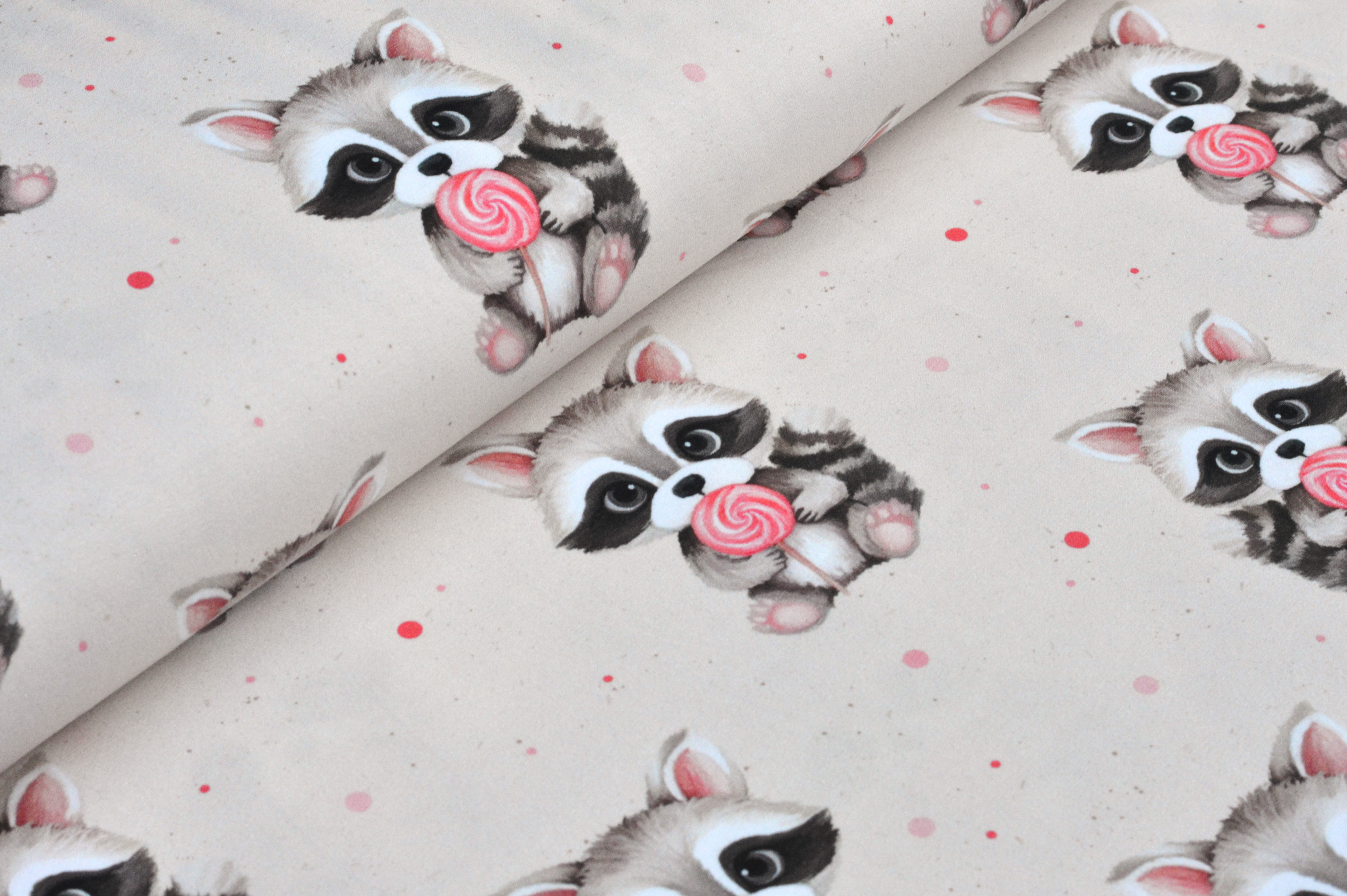 Digitaljersey Eigenproduktion "Rico Racoon" der kleine Naschbär - nude