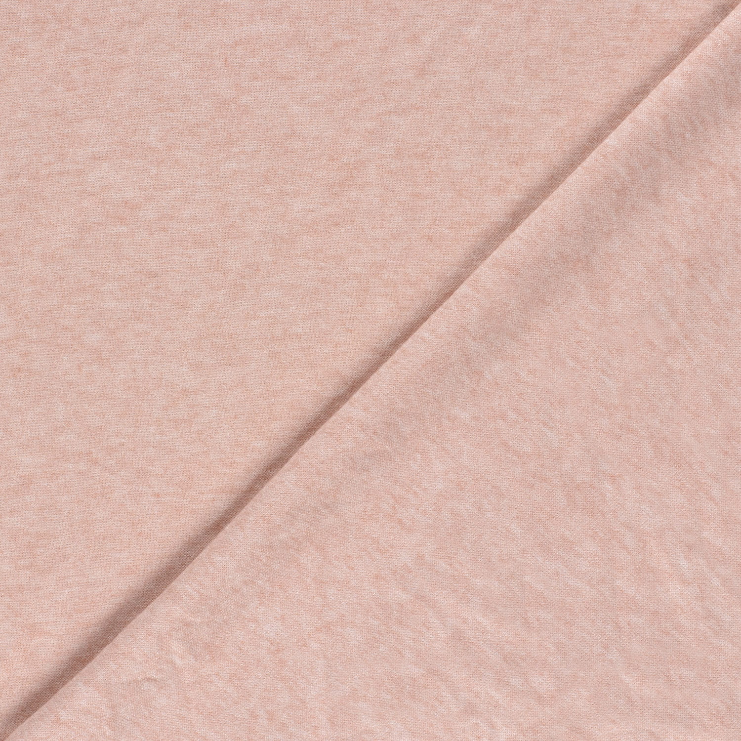 Viskosestrick "Amy" uni lachs melange (N037)