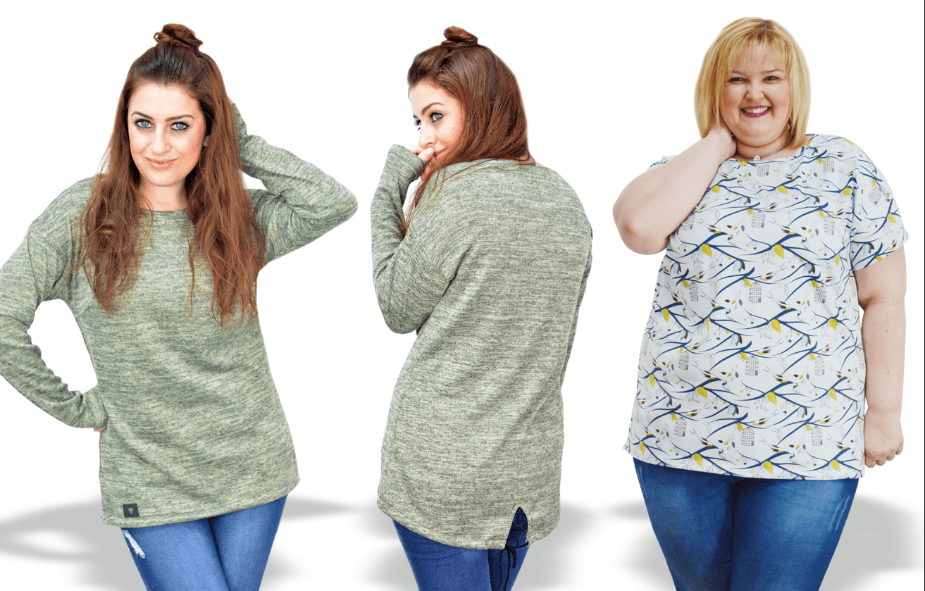 Papierschnittmuster Schwalbenshirt für Damen 32-58 von Fadenkäfer