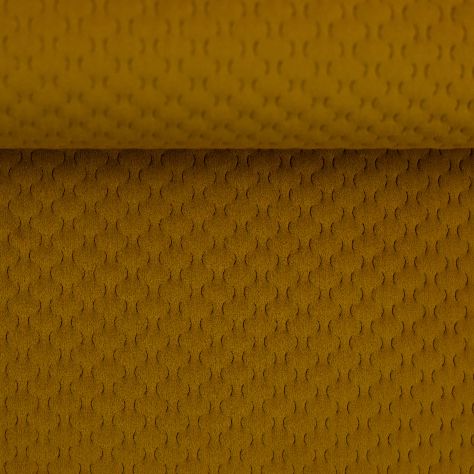 Deko Samt mit Struktur "Caracas" Swafing - ocker (313)