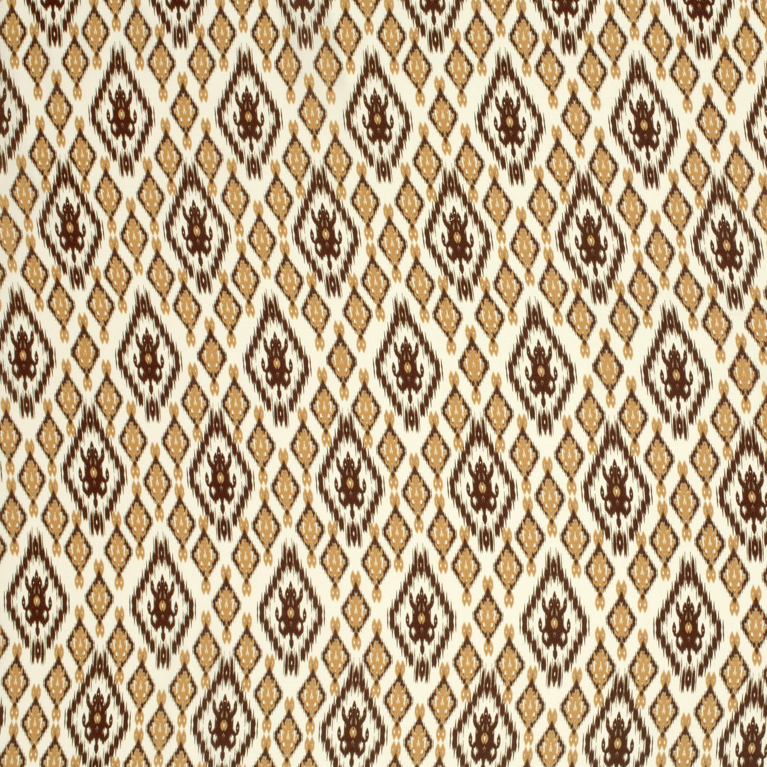 Viskose  Digital mit abstraktem Rautenmuster - taupe