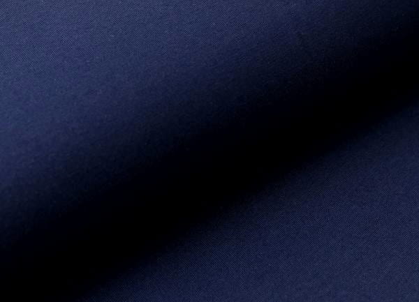0,39m Reststück   Baumwolljersey uni "Laura" nachtblau (L910)