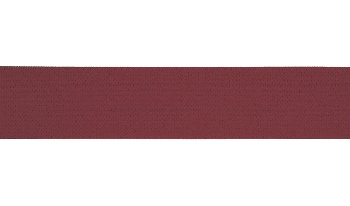 2m Gummiband 30mm uni bordeaux (519)