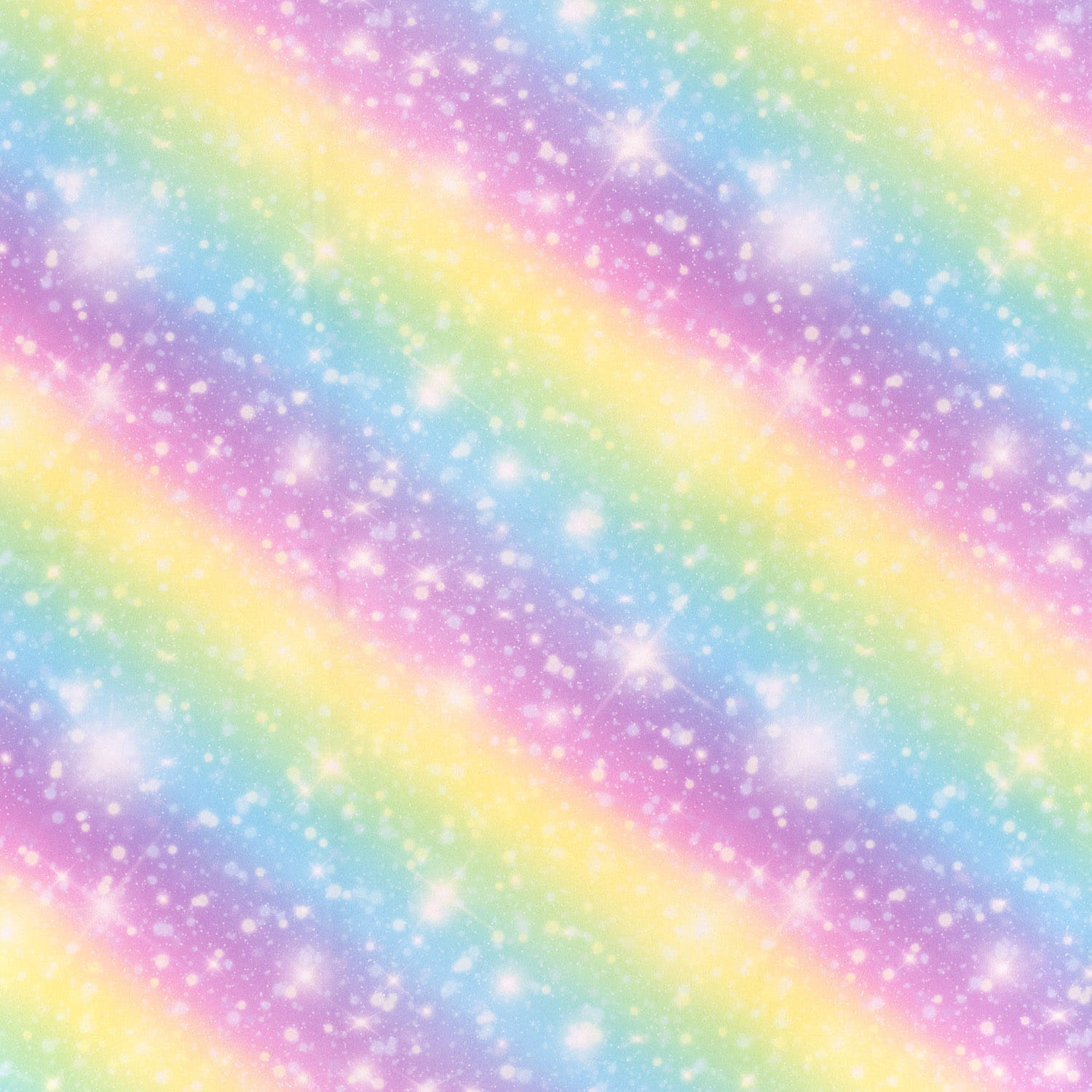 Softshell Digital mit Regenbogenstreifen und Glitzeroptik - bunt