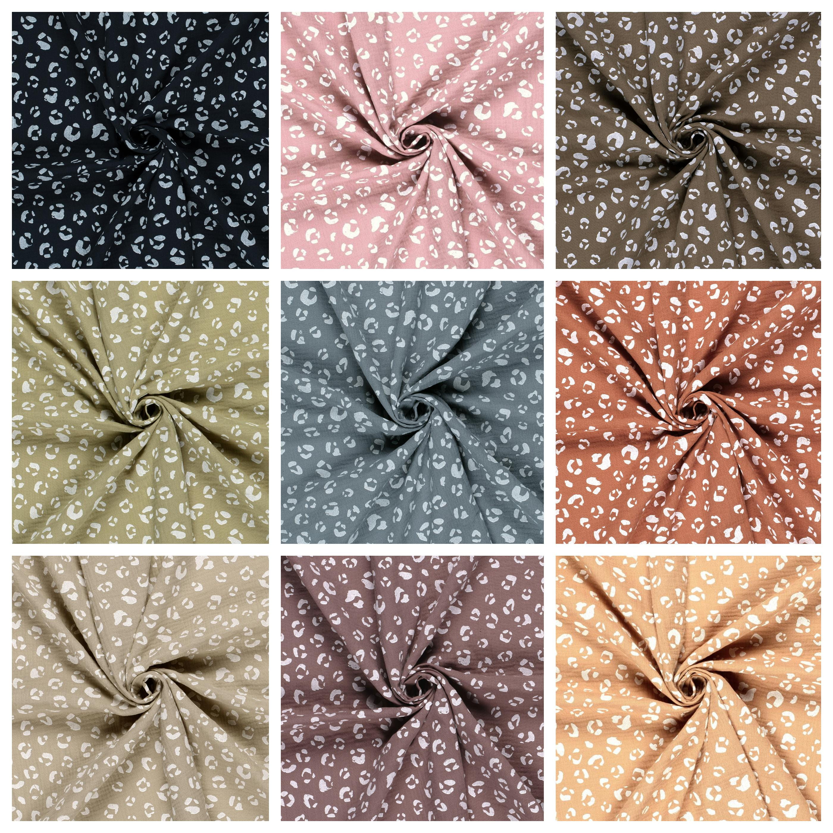 Baumwolle Musselin Double Gauze mit Animalprint