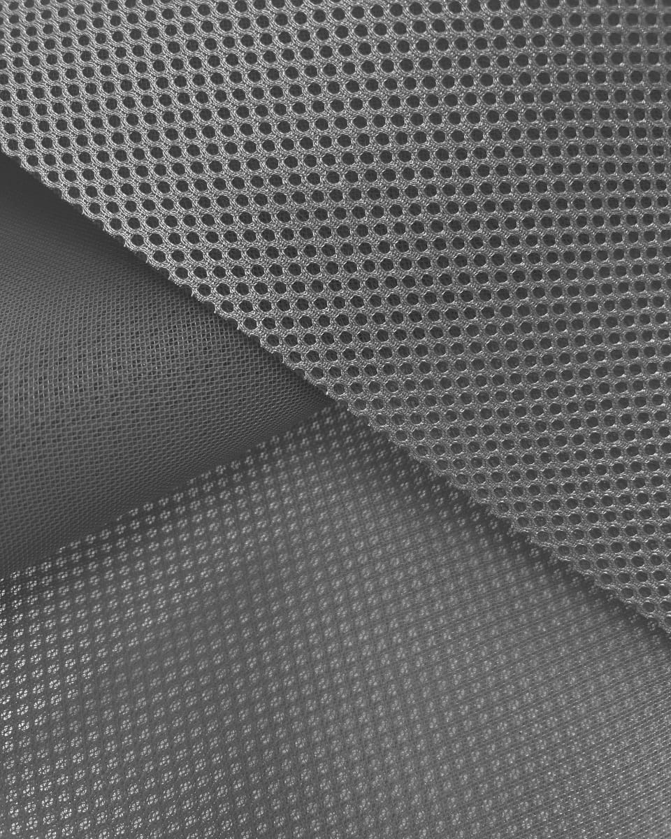 3D Mesh Netzstoff - grau (134)