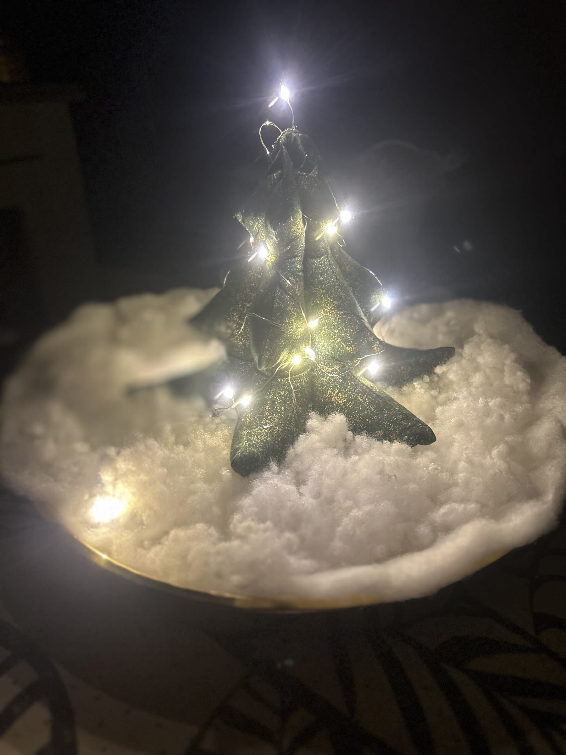 Weihnachtsbaum Deko aus Stoff