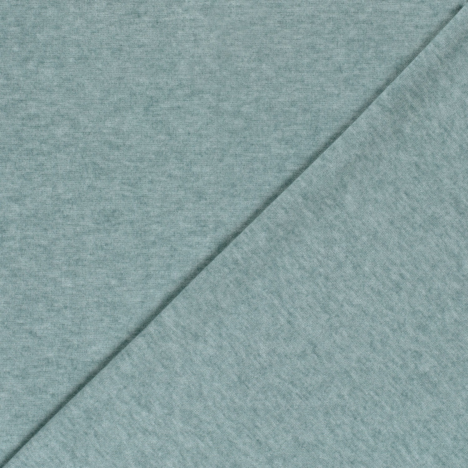 Viskosestrick "Amy" uni dusty aqua melange (N024)