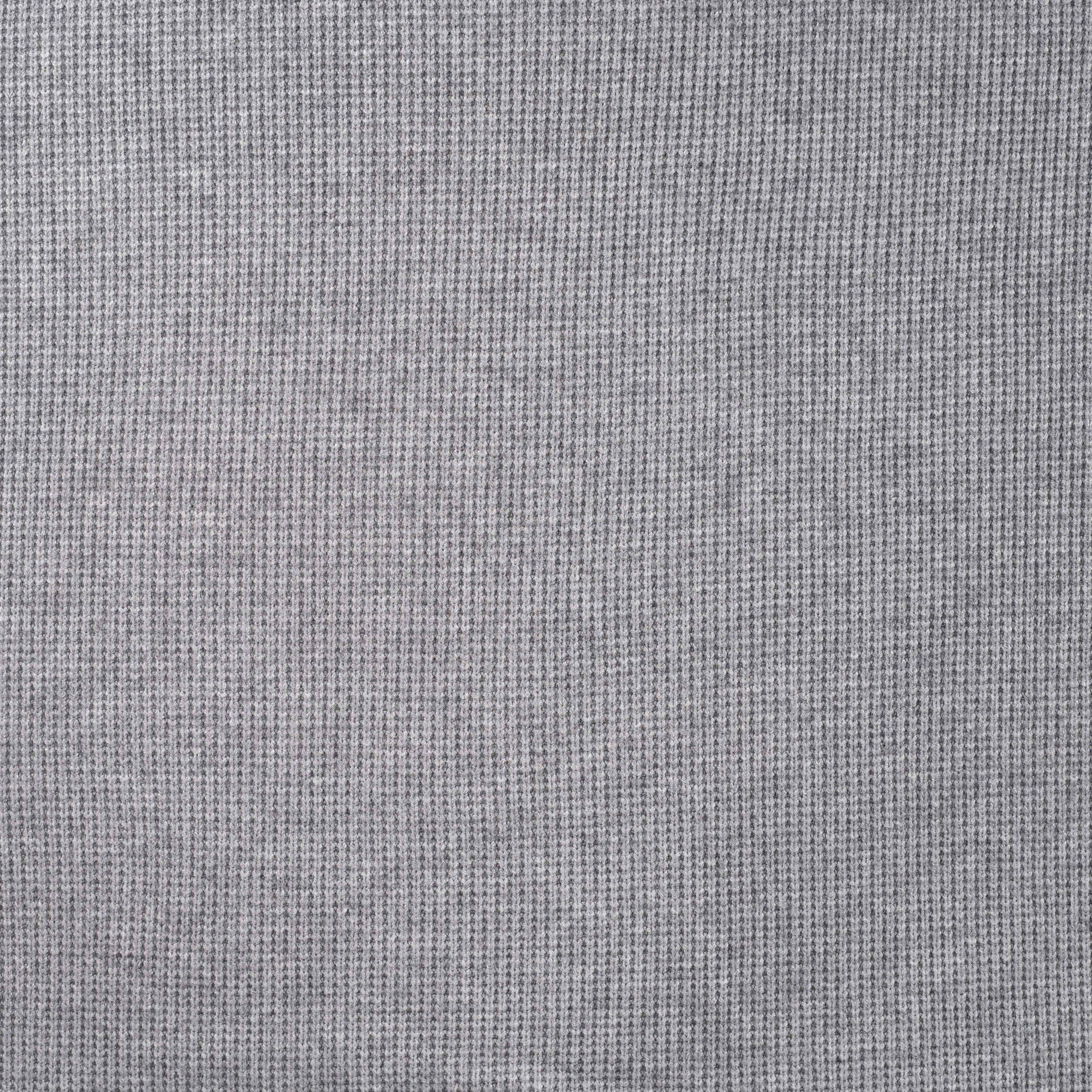 Viskosestrick mit Rippmuster uni grau