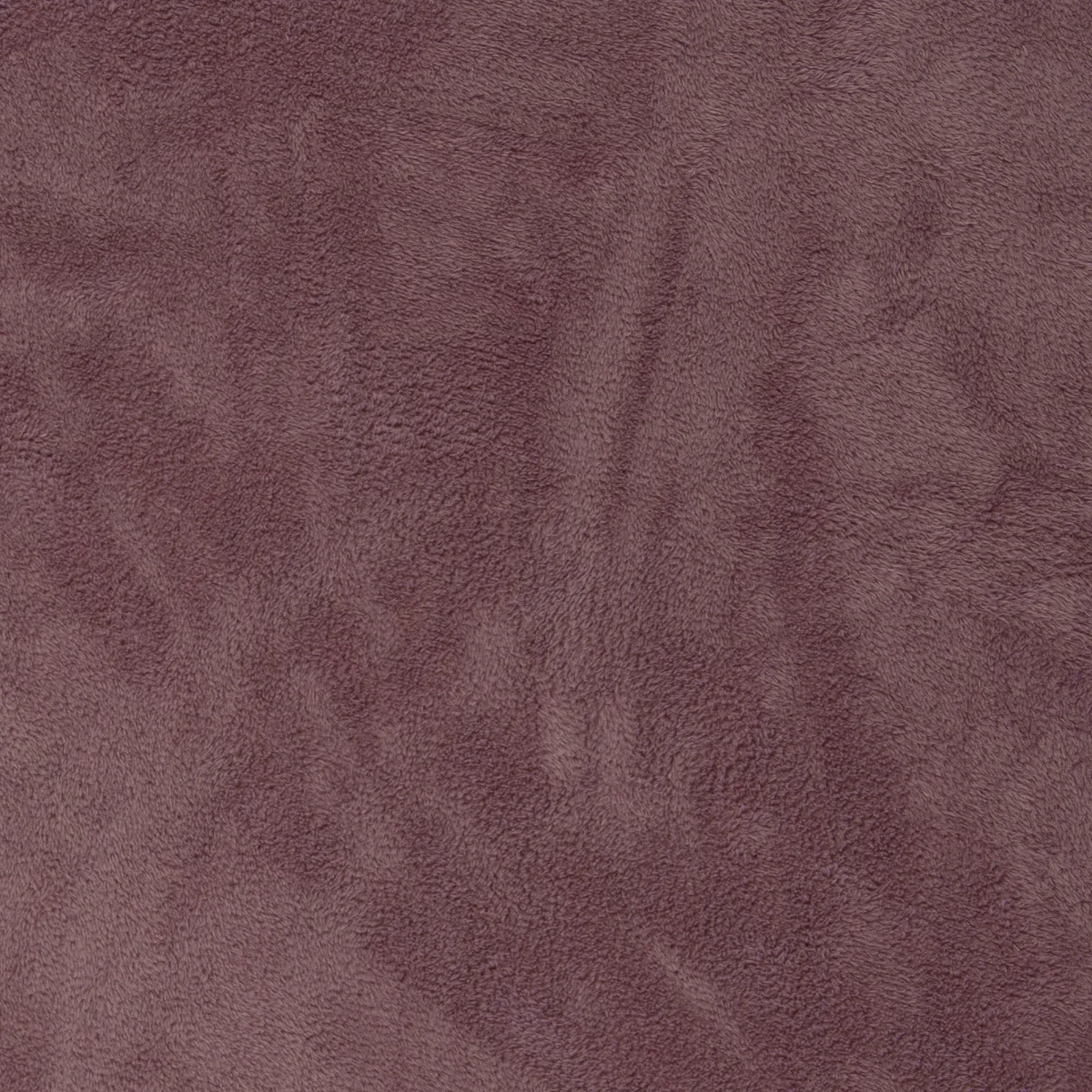 Plüsch uni - dark dusty rose (18-1807)