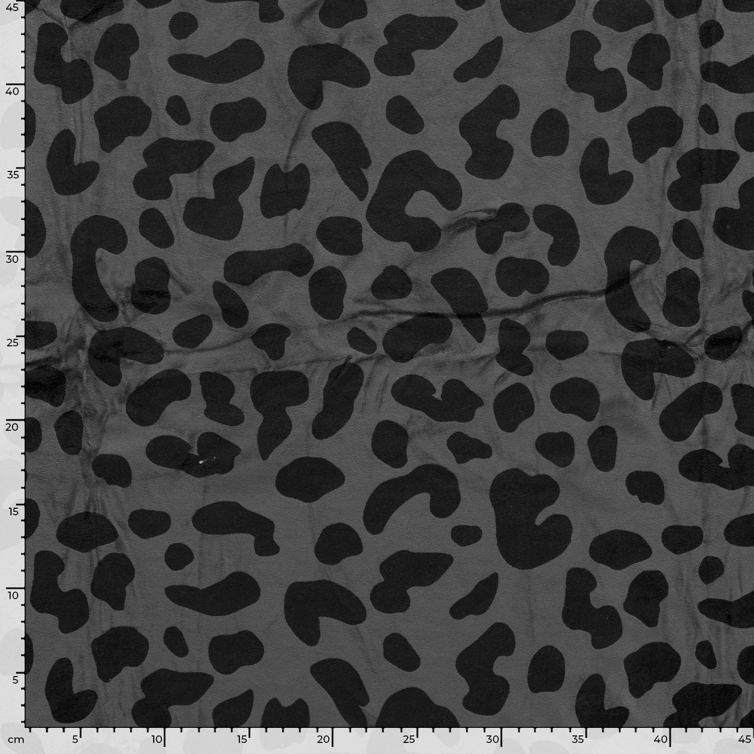 Nicki Verlours mit Panthermuster - schwarz/anthrazit