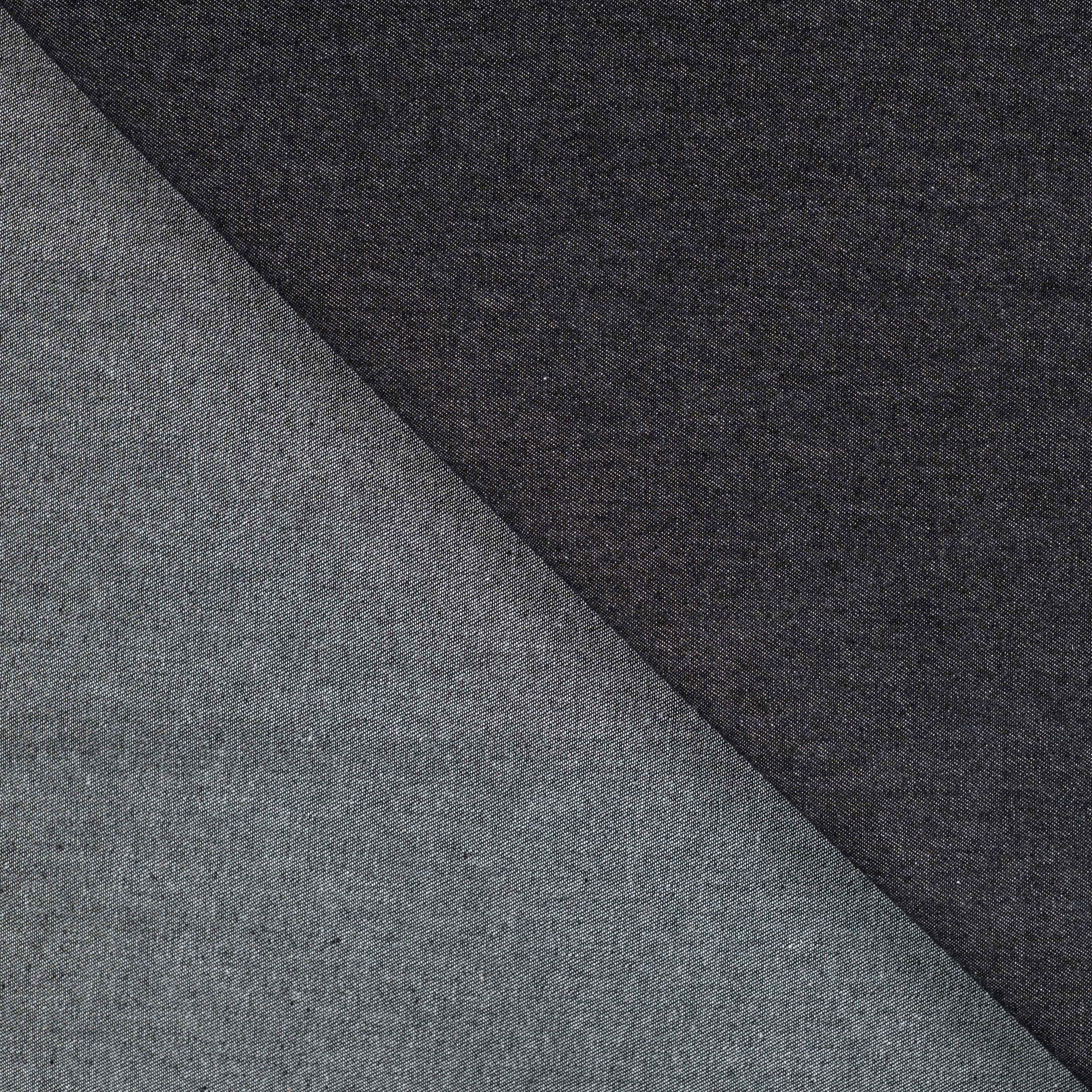 Jeansstoff 7,5 oz uni black water washed (Q069)