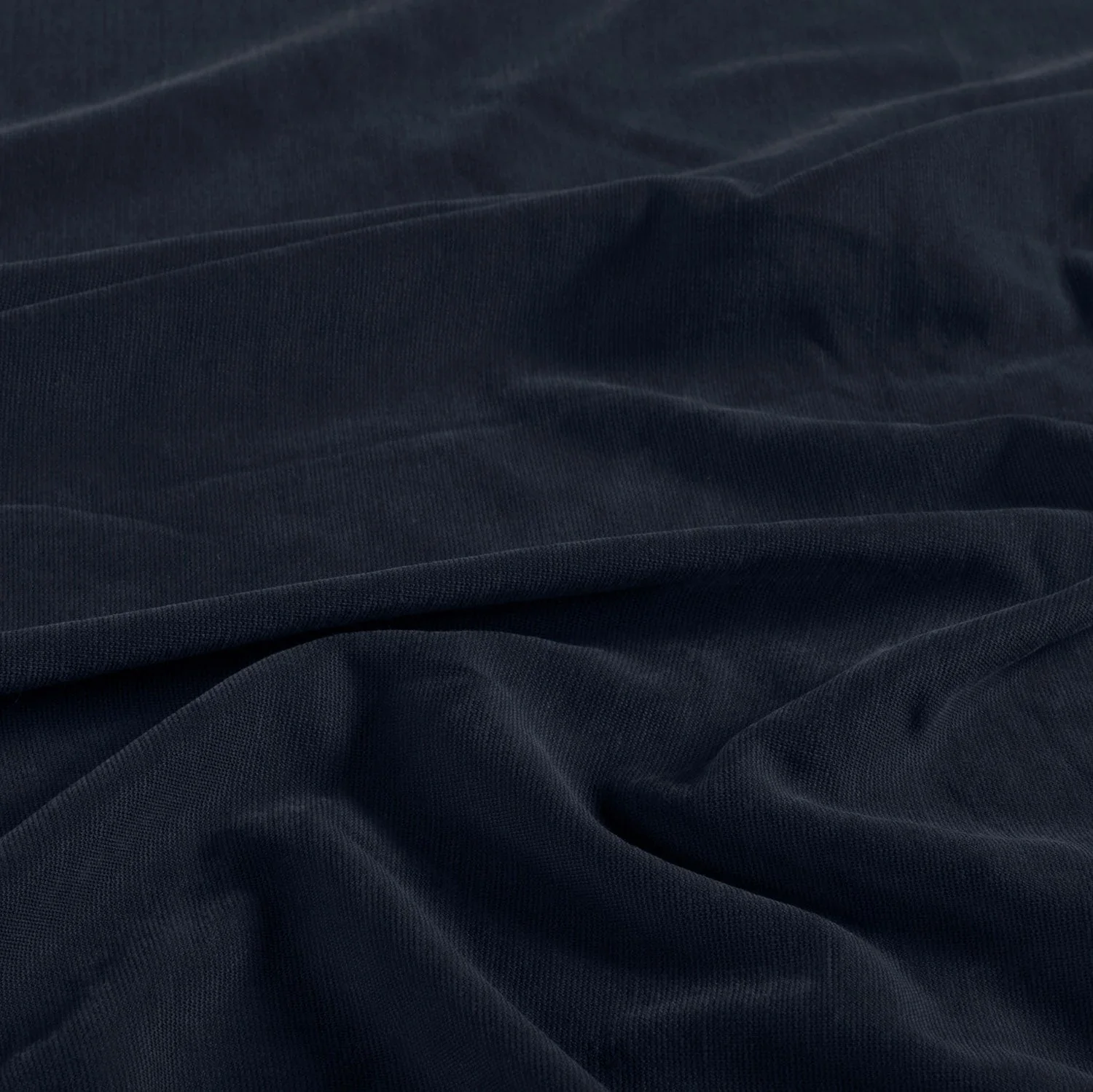 Viskosejersey uni sandwashed - marine (N008)
