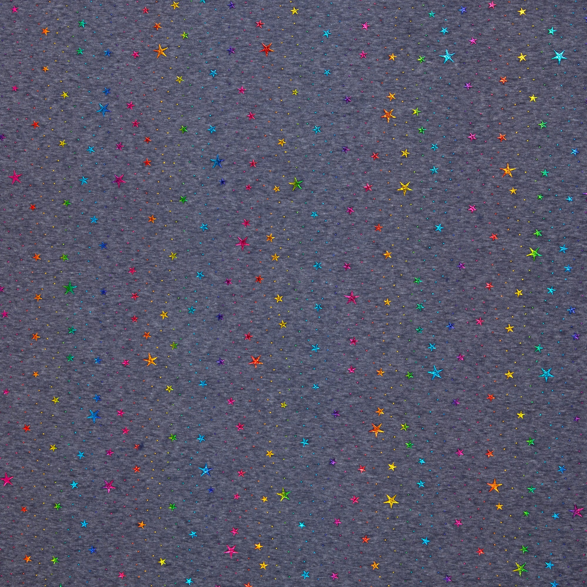 Alpenfleece "Farsund" von Swafing mit Sternen meliert - dunkelblau (301597)