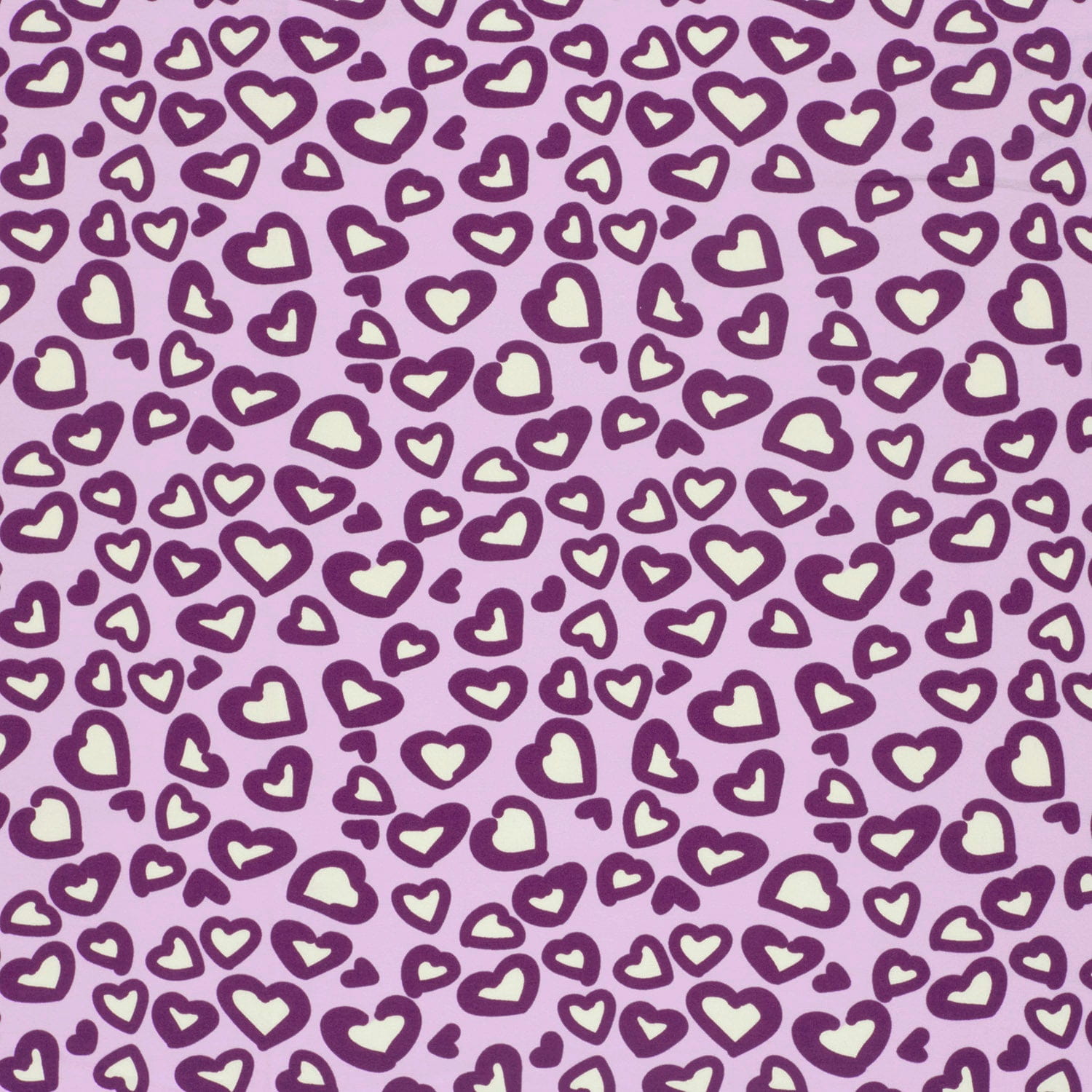 Baumwolljersey mit herzförmigem Leopardenmuster - flieder (N043)