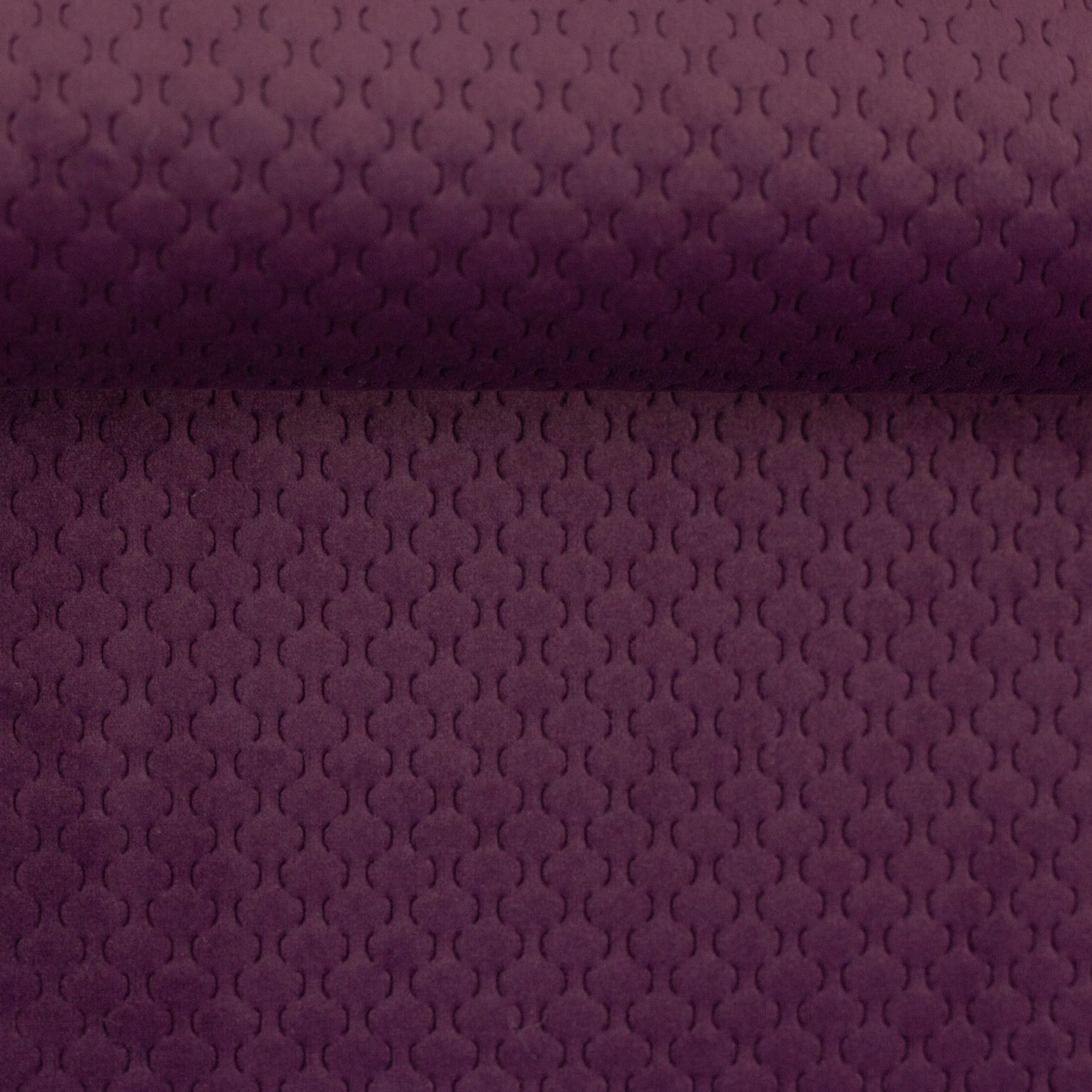 Deko Samt mit Struktur "Caracas" Swafing - weinrot (938)