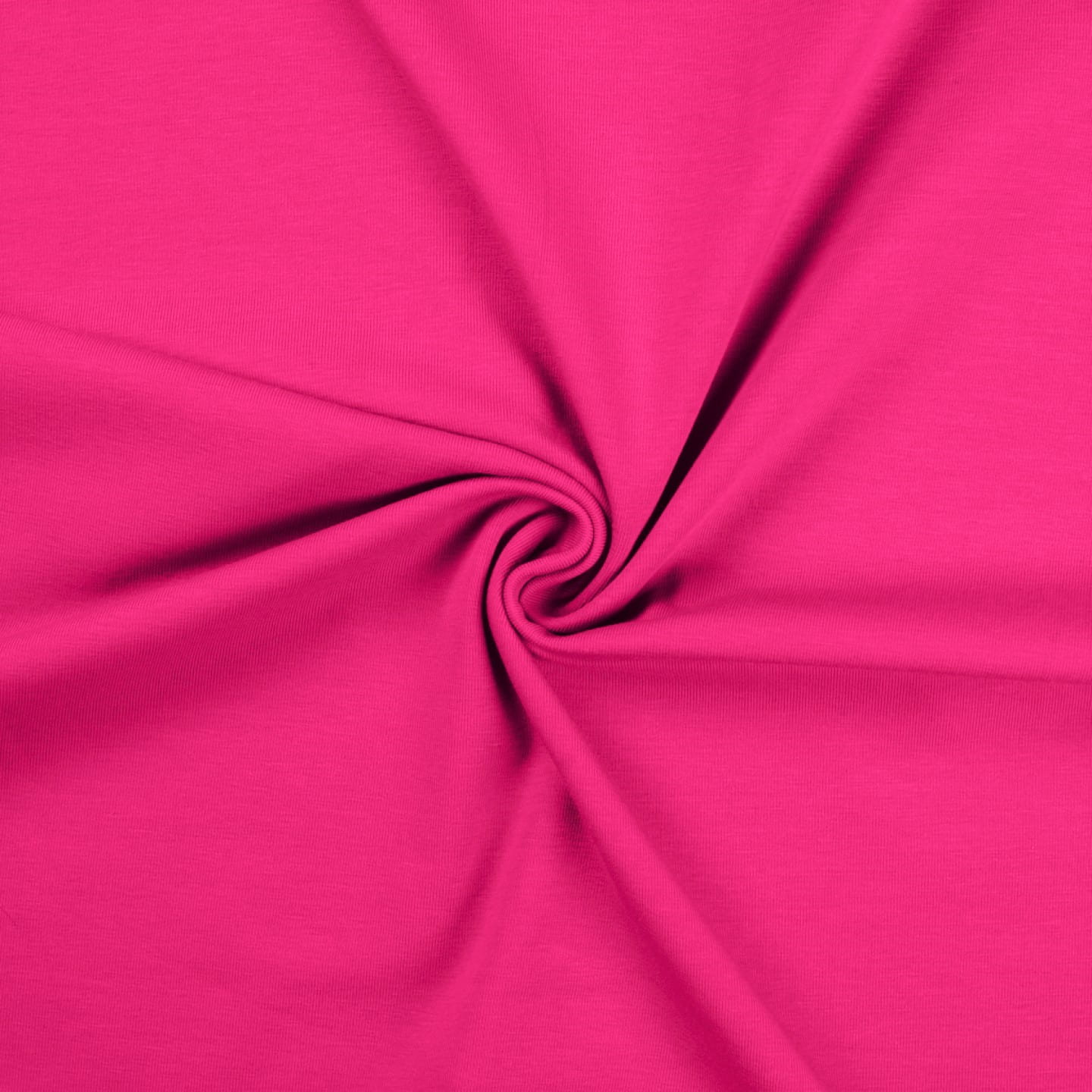 0,65m Reststück   Baumwolljersey Milan uni fuchsia (170)         